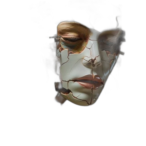 mask, face, crown, creature transparent PNG cut-out