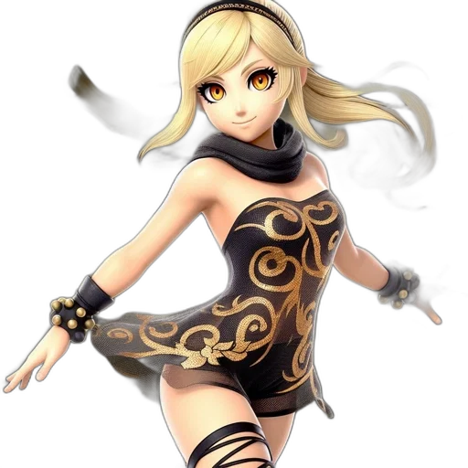 dress, staff, fantasy art, concept art transparent PNG cut-out