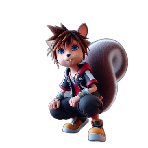 jacket, animal, creature, 3d render transparent PNG cut-out