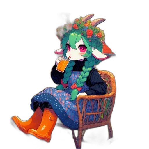jacket, furniture, hat, staff transparent PNG cut-out