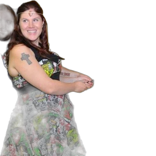 dress, creature, outer space, woman transparent PNG cut-out