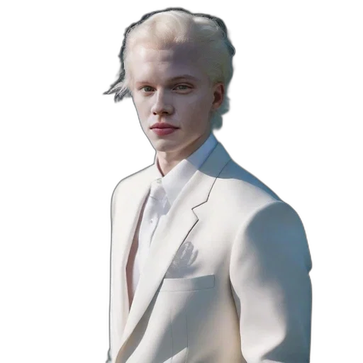 jacket, face, creature, hair transparent PNG cut-out
