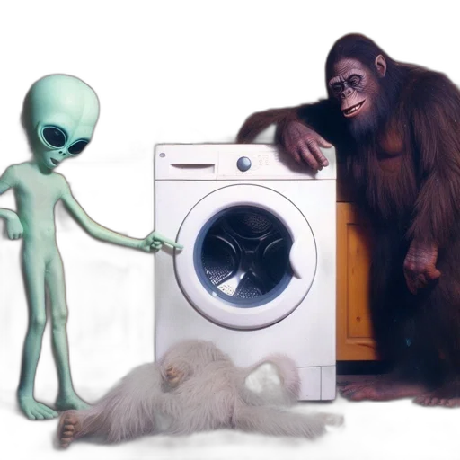 creature, robot, animal, furniture transparent PNG cut-out