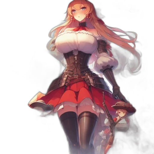 dress, staff, crown, sword transparent PNG cut-out