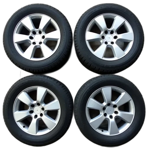 car, set, four, brand transparent PNG cut-out