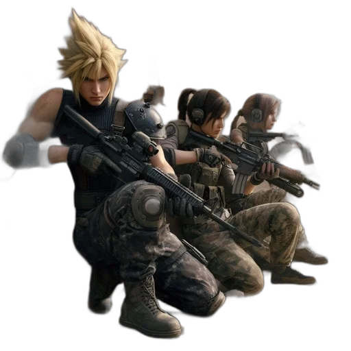 weapon, hair, staff, concept art transparent PNG cut-out