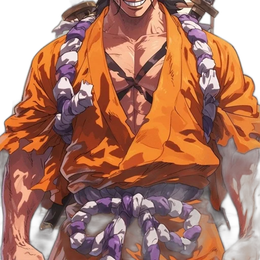 jacket, staff, weapon, creature transparent PNG cut-out