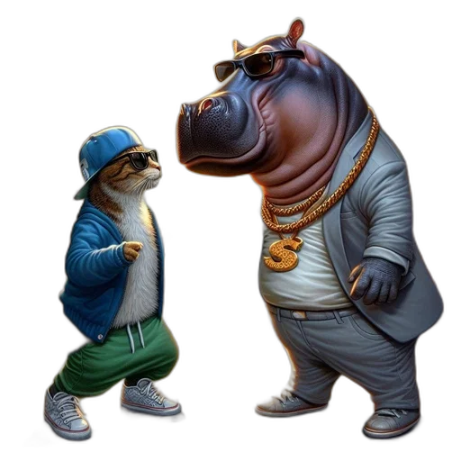 concept art, photorealistic, cartoon, 3d render transparent PNG cut-out