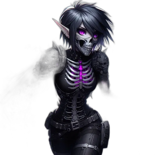 fantasy art, concept art, pixel art, cyberpunk transparent PNG cut-out