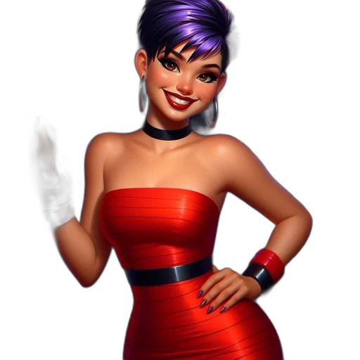 dress, staff, concept art, 3d render transparent PNG cut-out