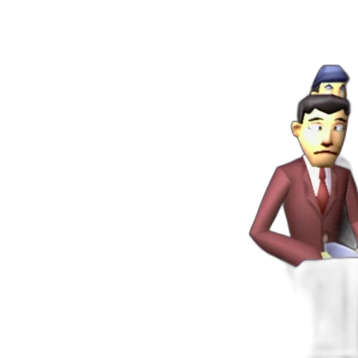 staff, hat, furniture, 3d render transparent PNG cut-out