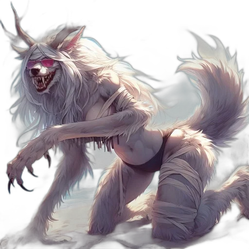 creature, animal, dragon, staff transparent PNG cut-out