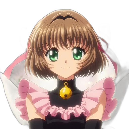 flower, face, staff, dress transparent PNG cut-out