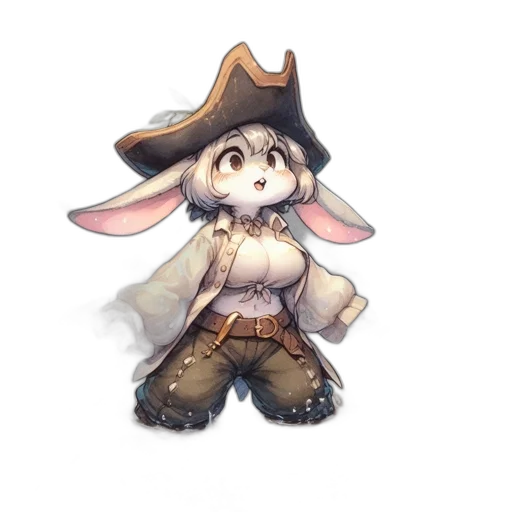 staff, hat, weapon, creature transparent PNG cut-out