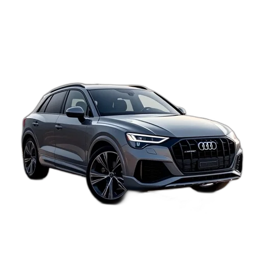 car, 3d render, photorealistic, new transparent PNG cut-out