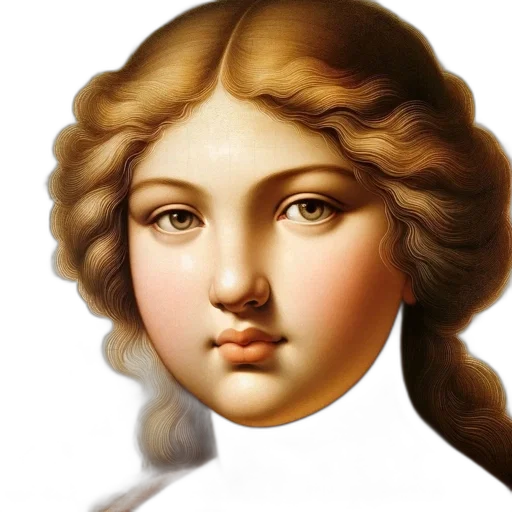 face, hair, crown, jewelry transparent PNG cut-out
