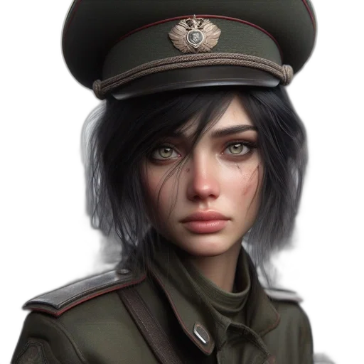 face, hat, staff, jacket transparent PNG cut-out