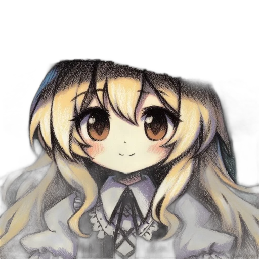 staff, face, hair, dress transparent PNG cut-out