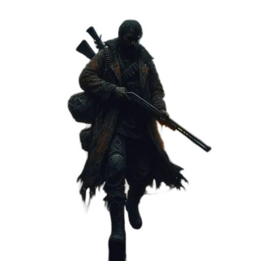 weapon, sword, umbrella, jacket transparent PNG cut-out