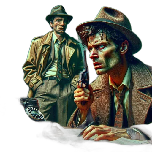 hat, jacket, comic book art, concept art transparent PNG cut-out
