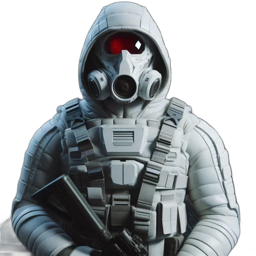 mask, jacket, robot, face transparent PNG cut-out