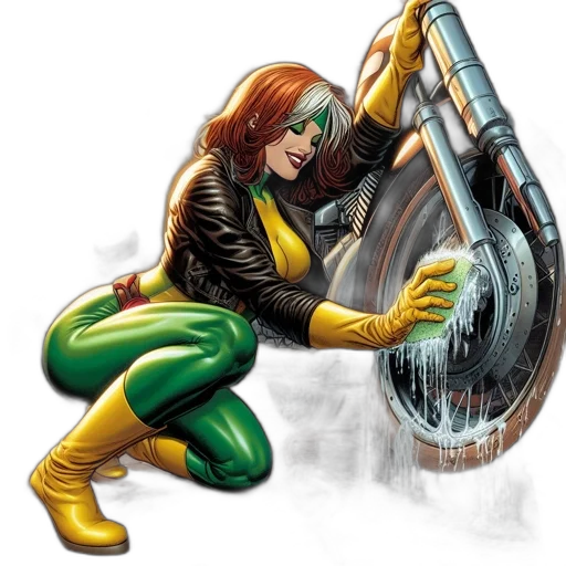 jacket, comic book art, concept art, fantasy art transparent PNG cut-out