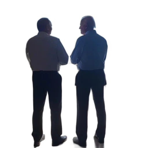 jacket, staff, 3d render, two transparent PNG cut-out