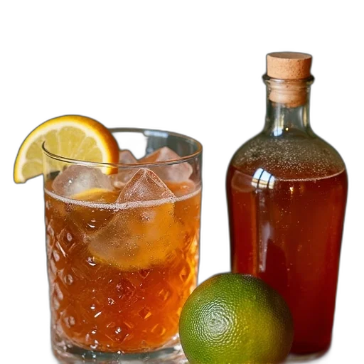 bottle, food, photorealistic, mint transparent PNG cut-out