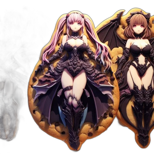 fantasy art, concept art, anime, pixel art transparent PNG cut-out
