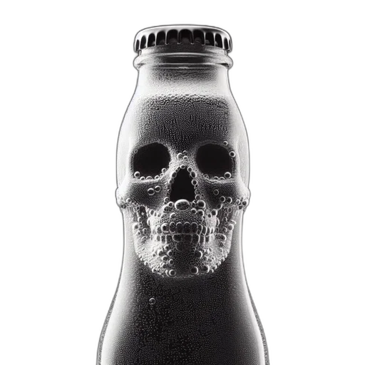 bottle, 3d render, photorealistic, frontal transparent PNG cut-out