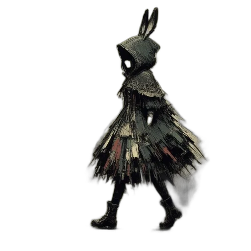 dress, mask, animal, creature transparent PNG cut-out