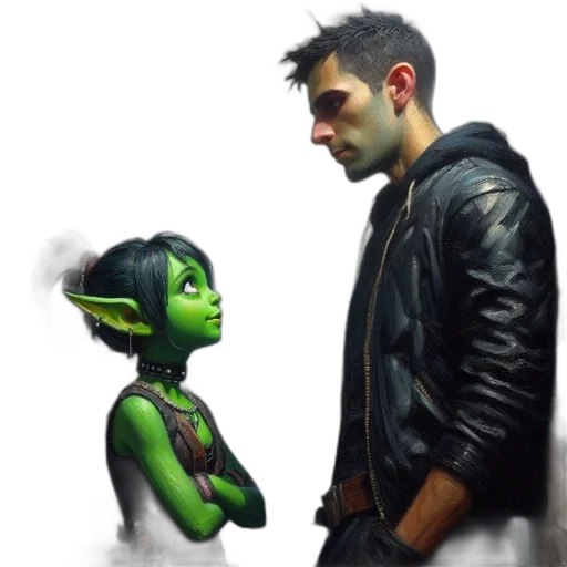 concept art, fantasy art, comic book art, photorealistic transparent PNG cut-out