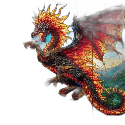 dragon, creature, fantasy art, concept art transparent PNG cut-out