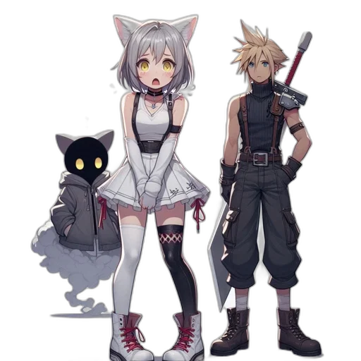 weapon, staff, animal, pixel art transparent PNG cut-out