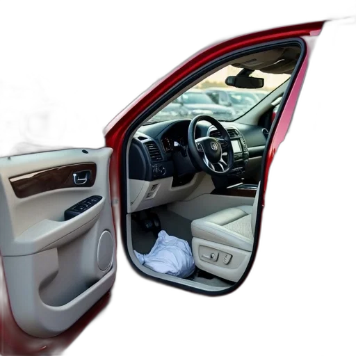 car, 3d render, photorealistic, interior transparent PNG cut-out