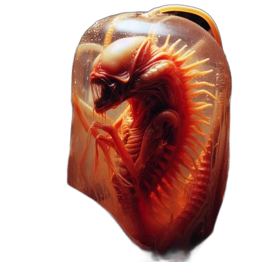 dragon, creature, jacket, animal transparent PNG cut-out