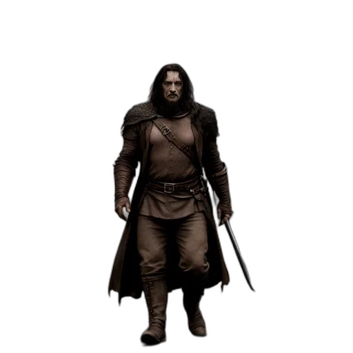 staff, sword, weapon, jacket transparent PNG cut-out