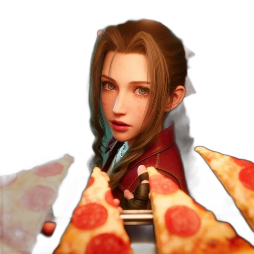 food, jacket, face, staff transparent PNG cut-out