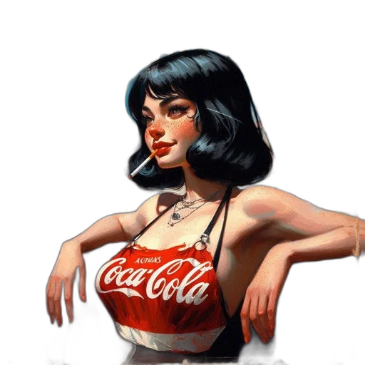bottle, dress, jacket, face transparent PNG cut-out
