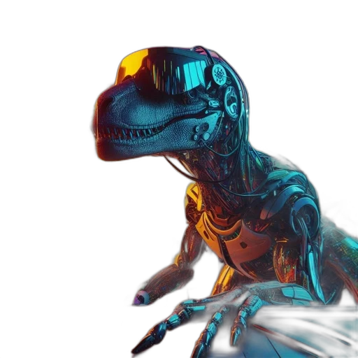 dragon, creature, robot, animal transparent PNG cut-out