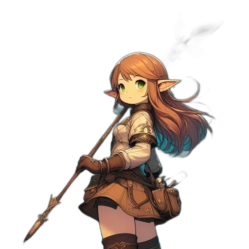 staff, weapon, sword, dress transparent PNG cut-out