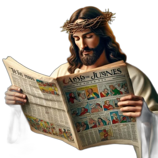 jesus, christ, adorned, crown transparent PNG cut-out