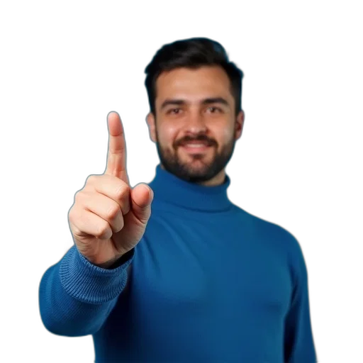 staff, face, jacket, robot transparent PNG cut-out