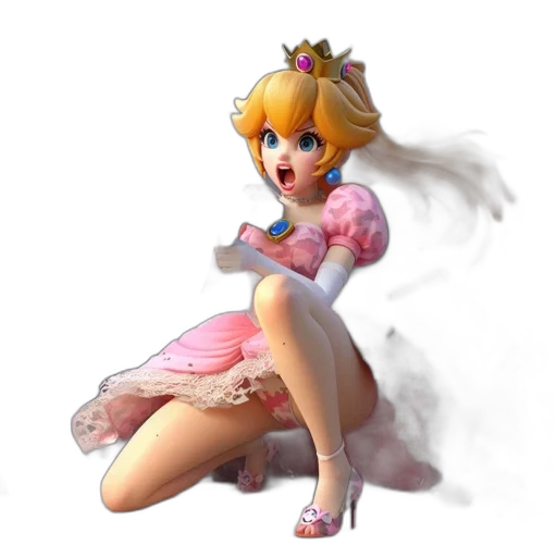 dress, crown, staff, weapon transparent PNG cut-out