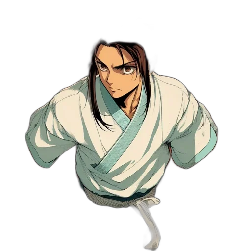 staff, jacket, weapon, pixel art transparent PNG cut-out