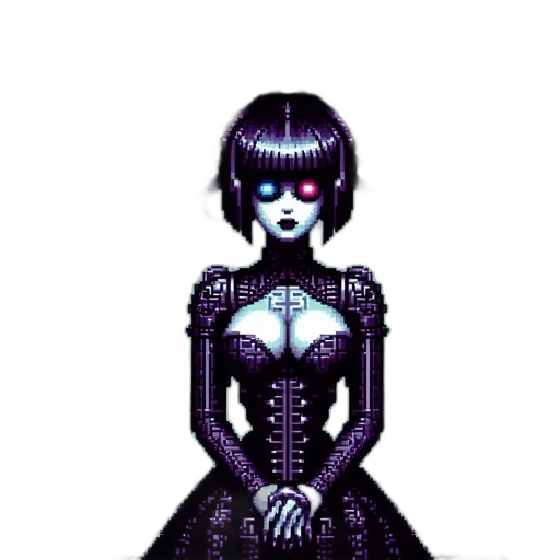 dress, robot, jewelry, mask transparent PNG cut-out