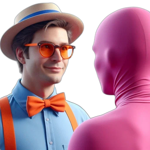 hat, face, mask, 3d render transparent PNG cut-out