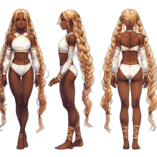hair, concept art, fantasy art, pixel art transparent PNG cut-out