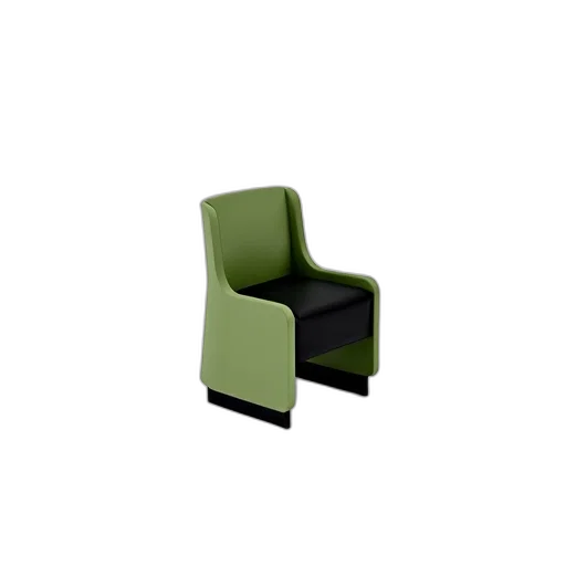 furniture, 3d render, photorealistic, green transparent PNG cut-out