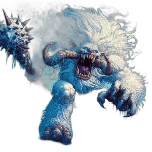 creature, dragon, staff, fantasy art transparent PNG cut-out
